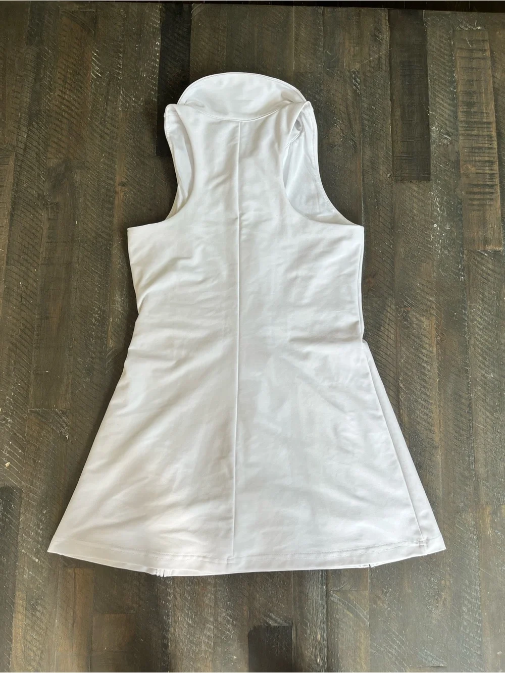 Old Navy Active PowerSoft Tennis Dress Girls XL White Zip Collar
